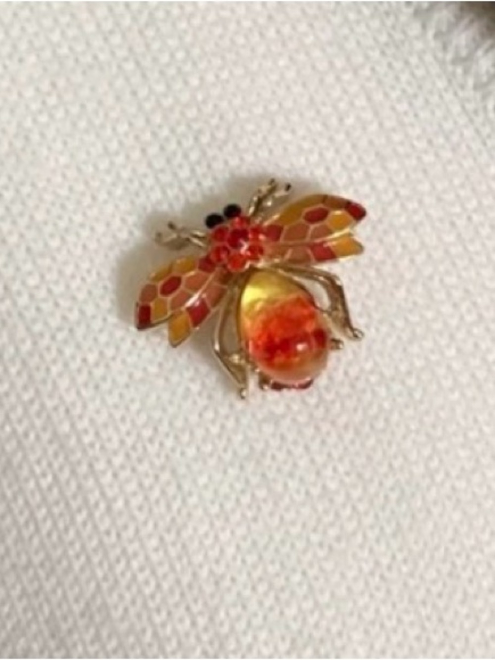 Vintage Jelly Belly Bee Brooch